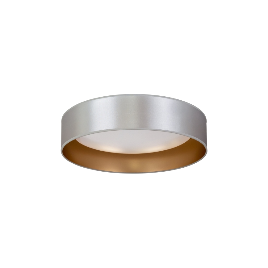 Duolla - LED Plafondlamp ROLLER LED/24W/230V diameter 45 cm zilver/goud