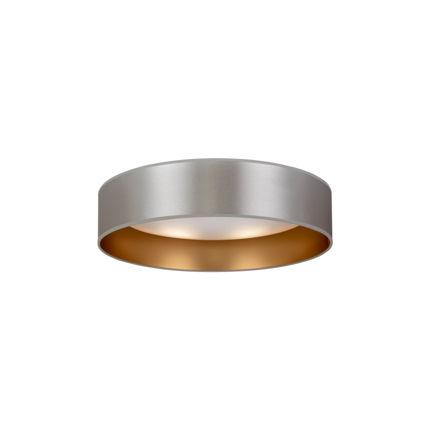 Duolla - LED Plafondlamp ROLLER LED/24W/230V diameter 45 cm zilver/goud