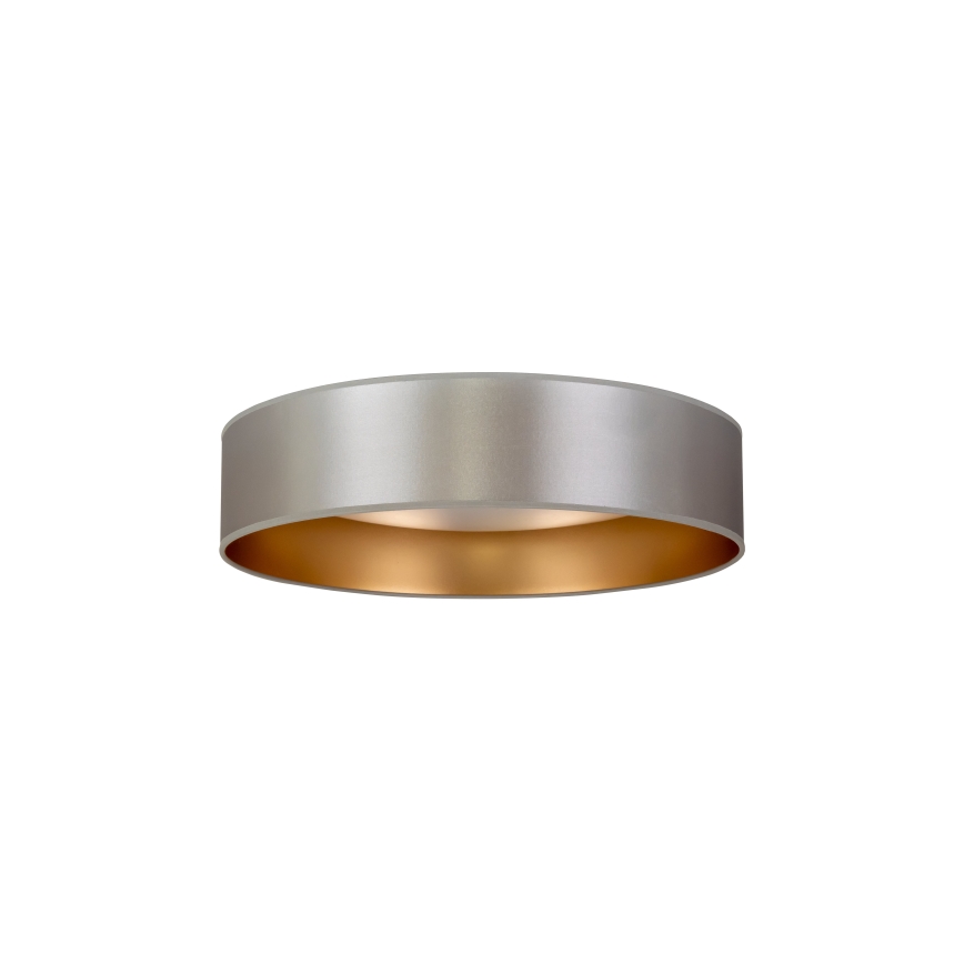 Duolla - LED Plafondlamp ROLLER LED/24W/230V diameter 45 cm zilver/goud