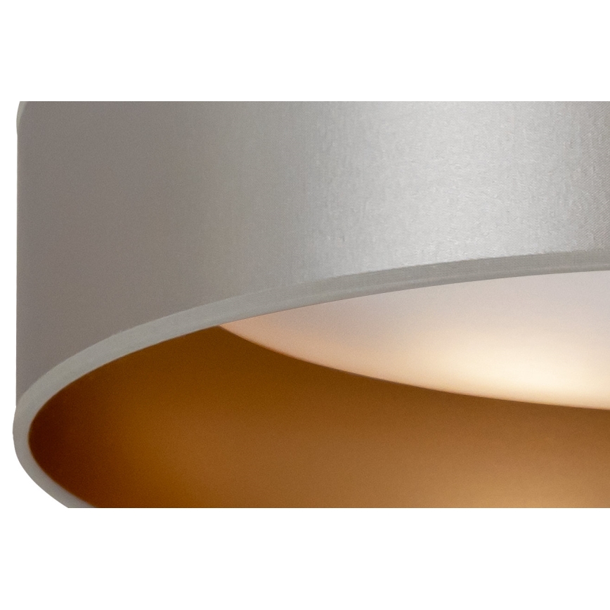 Duolla - LED Plafondlamp ROLLER LED/24W/230V diameter 45 cm zilver/goud