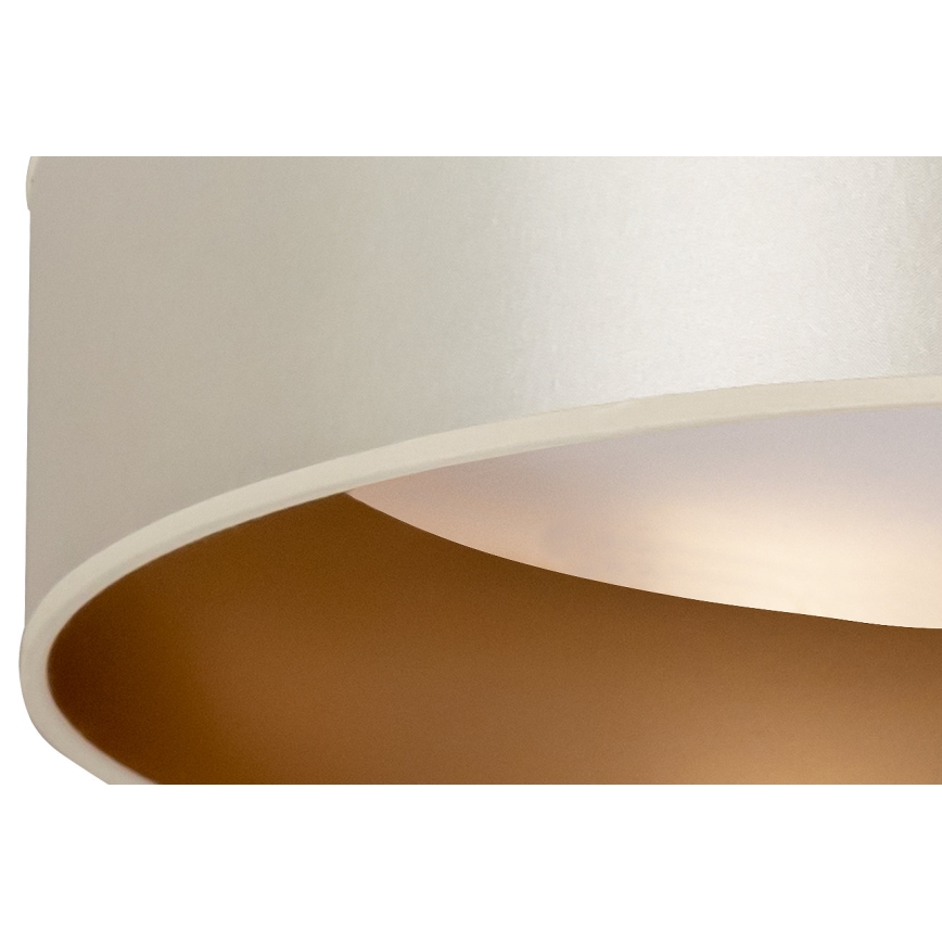 Duolla - LED Plafondlamp ROLLER LED/24W/230V diameter 45 cm zilver/goud