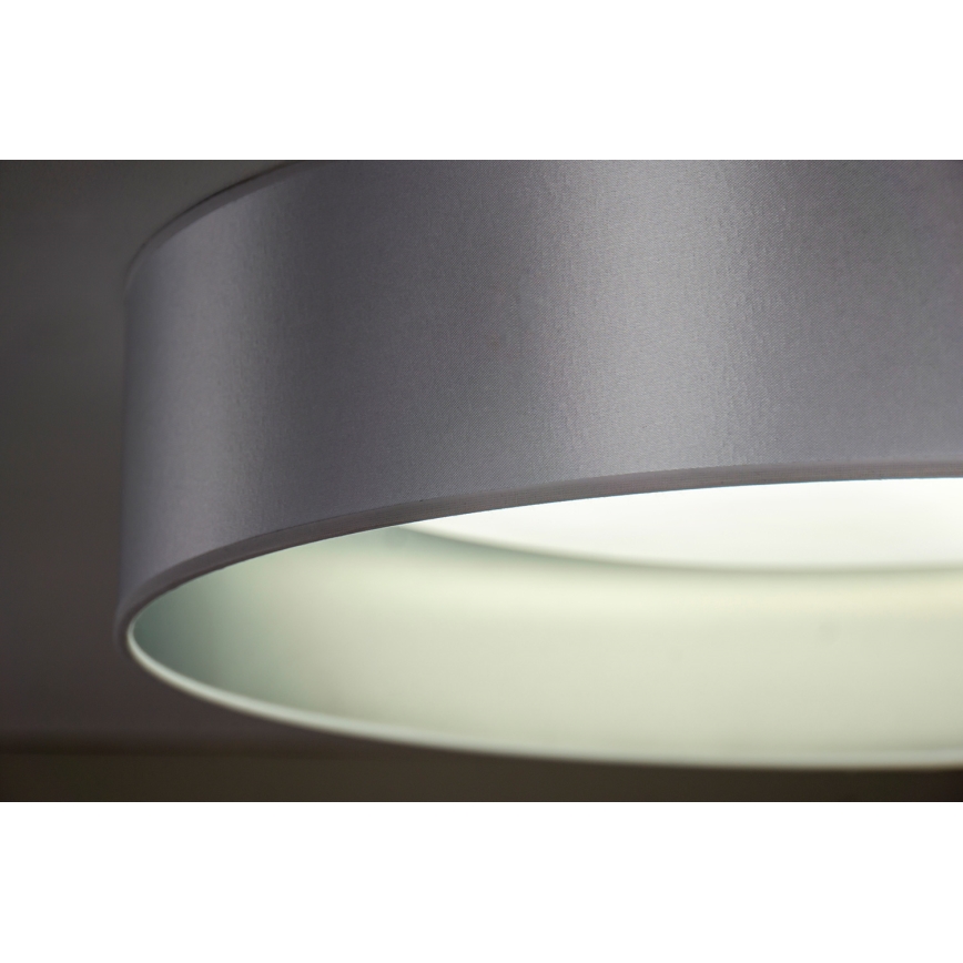 Duolla - LED Plafondlamp ROLLER LED/24W/230V diameter 45 cm zilver