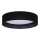 Duolla - LED Plafondlamp ROLLER LED/24W/230V diameter 45 cm zwart