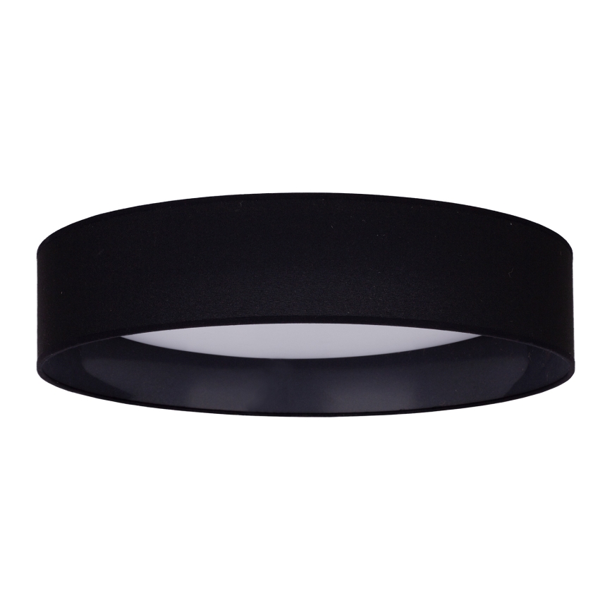 Duolla - LED Plafondlamp ROLLER LED/24W/230V diameter 45 cm zwart