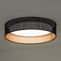 Duolla - LED Plafondlamp ROLLER LED/24W/230V diameter 45 cm zwart/koper