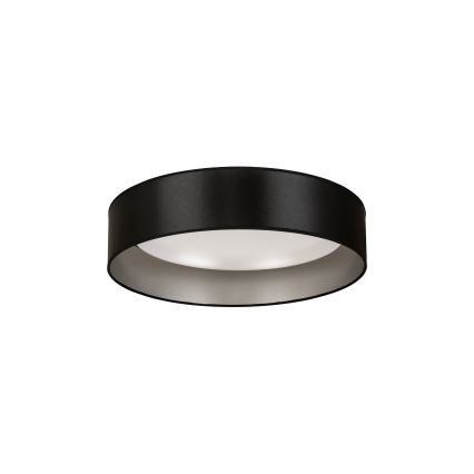 Duolla - LED Plafondlamp ROLLER LED/24W/230V diameter 45 cm zwart/zilver