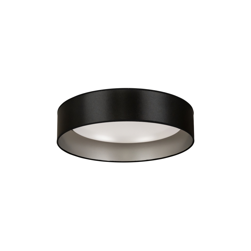 Duolla - LED Plafondlamp ROLLER LED/24W/230V diameter 45 cm zwart/zilver
