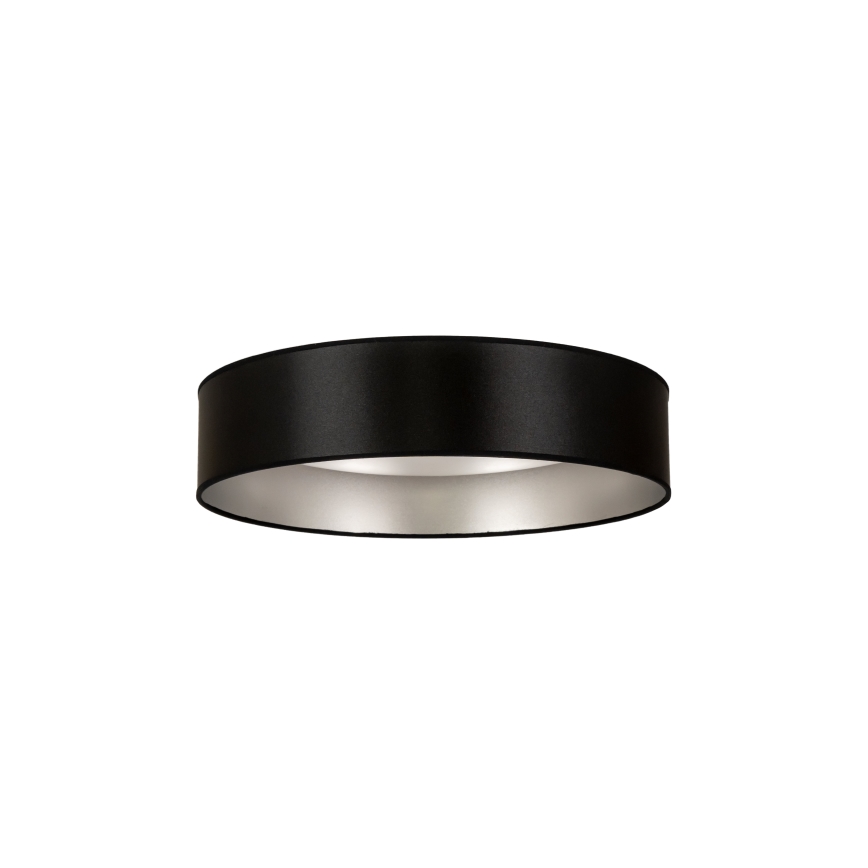 Duolla - LED Plafondlamp ROLLER LED/24W/230V diameter 45 cm zwart/zilver