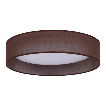 Duolla - LED Plafondlamp ROLLER LED/24W/230V donker diameter 45 cm bruin