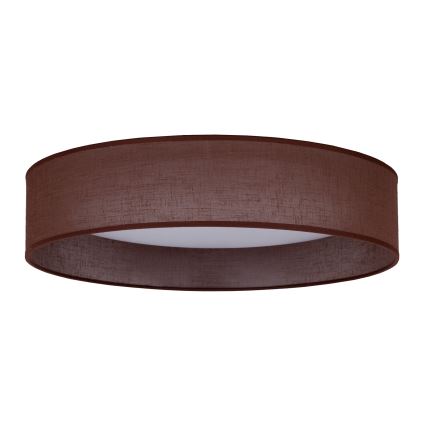 Duolla - LED Plafondlamp ROLLER LED/24W/230V donker diameter 45 cm bruin