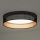 Duolla - LED Plafondlamp ROLLER LED/24W/230V zwart/koper