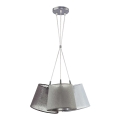 Duolla - Lustre avec fil ROSSA 3xE27/40W/230V anthracite/gris