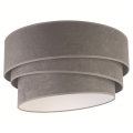 Duolla - Plafond Lamp DEVON 1xE27/40W/230V grijs