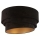 Duolla - Plafond Lamp DEVON 1xE27/40W/230V zwart/goud