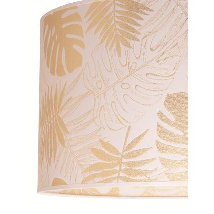Duolla - Plafondlamp ARECA 1xE27/40W/230V diameter 45 cm messing/wit