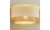 Duolla - Plafondlamp BOHO 1xE27/15W/230V diameter 45 cm beige/bruin