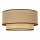 Duolla - Plafondlamp BOHO 1xE27/15W/230V diameter 45 cm beige/rotan