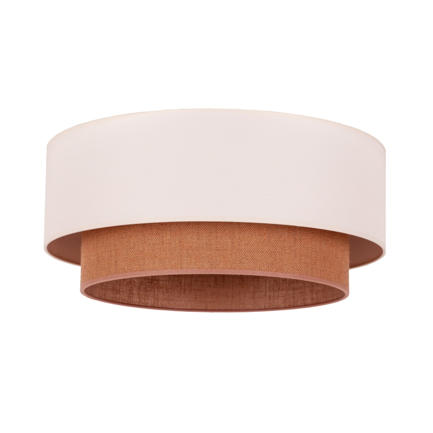 Duolla - Plafondlamp BOHO 3xE27/15W/230V diameter 60 cm beige/bruin
