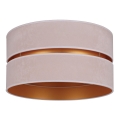 Duolla - Plafondlamp DUO 1xE27/15W/230V diameter 40 cm beige/goud