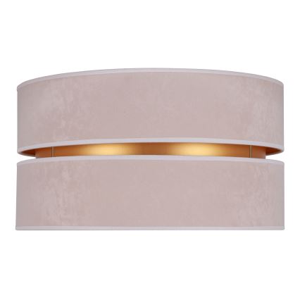 Duolla - Plafondlamp DUO 1xE27/15W/230V diameter 40 cm beige/goud