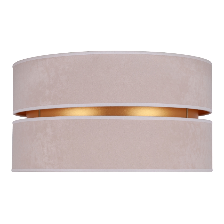 Duolla - Plafondlamp DUO 1xE27/15W/230V diameter 40 cm beige/goud