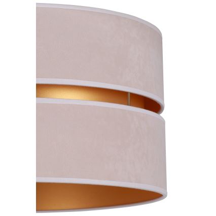 Duolla - Plafondlamp DUO 1xE27/15W/230V diameter 40 cm beige/goud