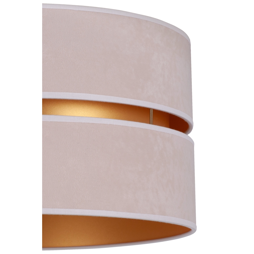 Duolla - Plafondlamp DUO 1xE27/15W/230V diameter 40 cm beige/goud