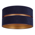 Duolla - Plafondlamp DUO 1xE27/15W/230V diameter 40 cm blauw/goud