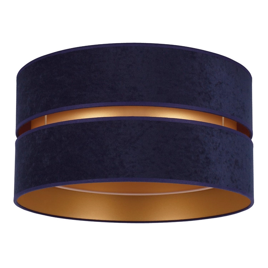 Duolla - Plafondlamp DUO 1xE27/15W/230V diameter 40 cm blauw/goud