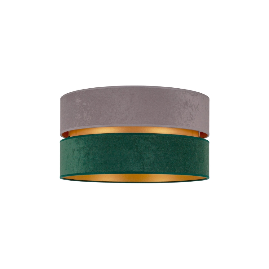 Duolla - Plafondlamp DUO 1xE27/15W/230V diameter 40 cm grijs/groen/goud
