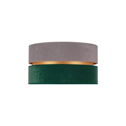 Duolla - Plafondlamp DUO 1xE27/15W/230V diameter 40 cm grijs/groen/goud