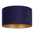 Duolla - Plafondlamp ROLLER 1xE27/15W/230V Ø 40 cm blauw/goud