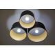 Duolla - Plafondlamp ROLLER TRIO 3xE27/60W/230V antraciet