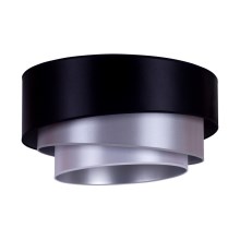 Duolla - Plafondlamp TRIO 1xE27/15W/230V diameter 45 cm zwart/zilver