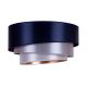 Duolla - Plafondlamp TRIO 3xE27/15W/230V diameter 60 cm blauw/zilver/koper