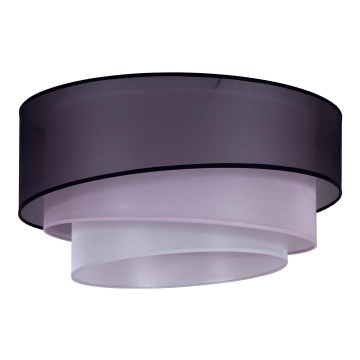 Duolla - Plafondlamp TRIO 3xE27/15W/230V diameter 60 cm zwart/roze/zilver