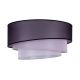 Duolla - Plafondlamp TRIO 3xE27/15W/230V diameter 60 cm zwart/roze/zilver