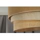Duolla - Plafondlamp YUTE TRIO 1xE27/15W/230V diameter 45 cm bruin/grijs/beige