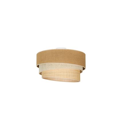 Duolla - Plafondlamp YUTE TRIO 1xE27/15W/230V diameter 45 cm bruin/grijs/beige