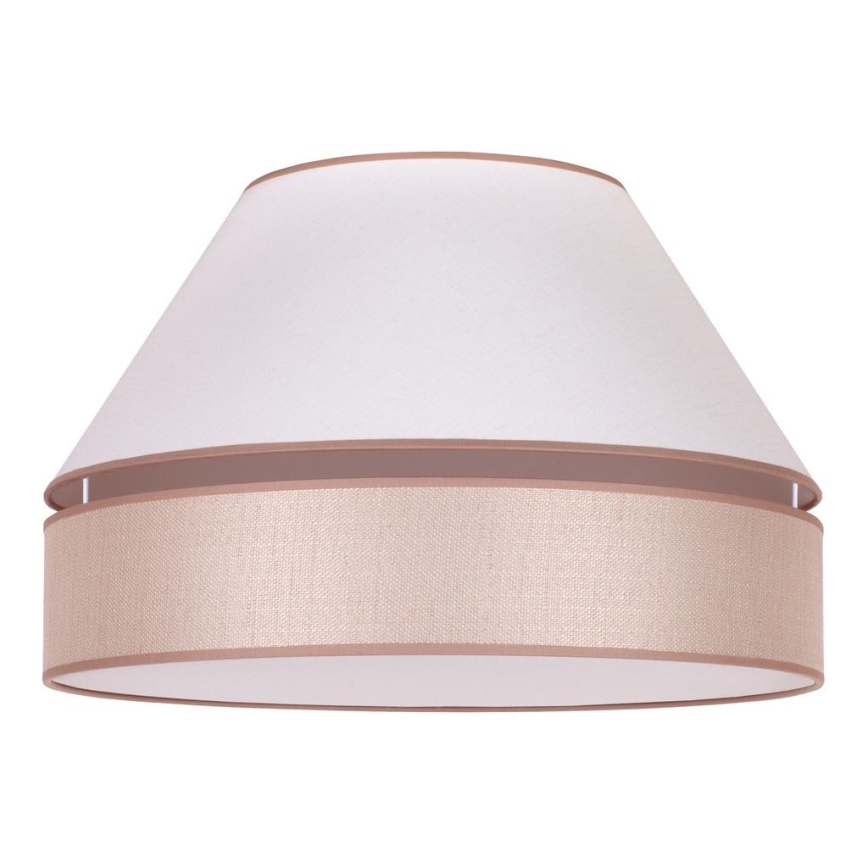 Duolla - Plafonnier AVIGNON 1xE27/15W/230V diam. 50 cm blanc/beige