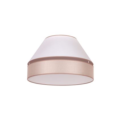 Duolla - Plafonnier AVIGNON 1xE27/15W/230V diam. 50 cm blanc/beige