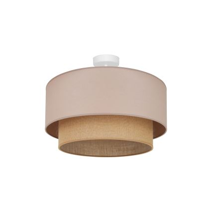 Duolla - Plafonnier  BOHO 1xE27/15W/230V d. 45 cm beige/marron
