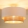 Duolla - Plafonnier  BOHO 1xE27/15W/230V d. 45 cm blanc/marron