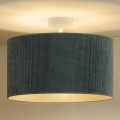 Duolla - Plafonnier CORDUROY 1xE27/15W/230V d. 40 cm bleu clair