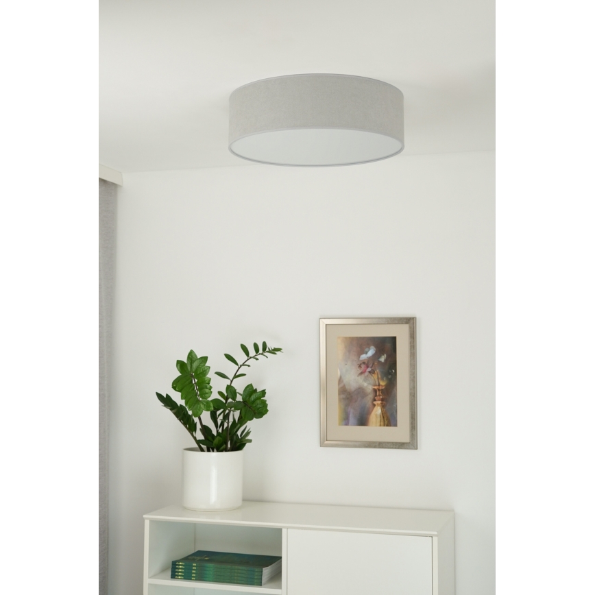 Duolla - Plafonnier CORTINA LED/26W/230V d. 45 cm 4000K gris