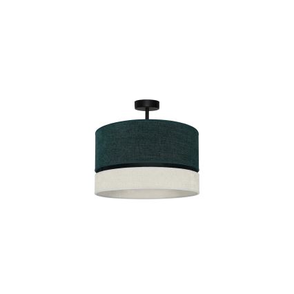 Duolla - Plafonnier DOUBLE 1xE27/15W/230V d. 40 cm vert/gris