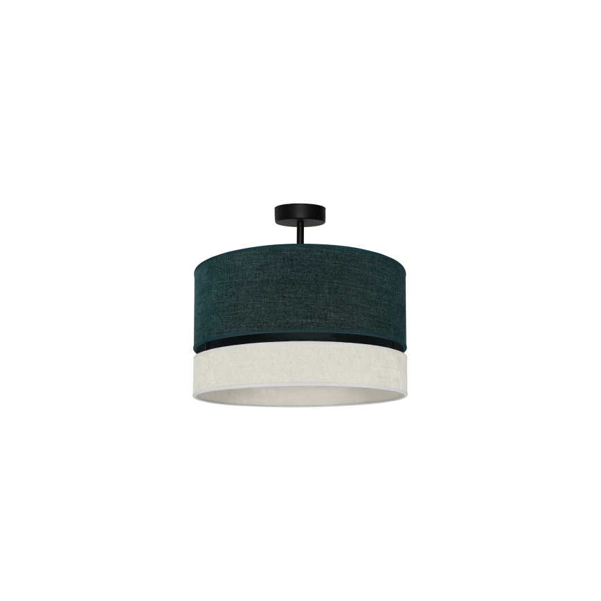 Duolla - Plafonnier DOUBLE 1xE27/15W/230V d. 40 cm vert/gris