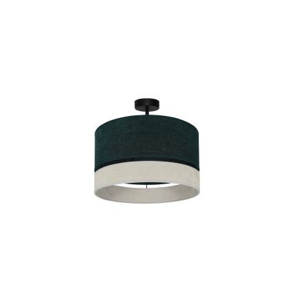 Duolla - Plafonnier DOUBLE 1xE27/15W/230V d. 40 cm vert/gris