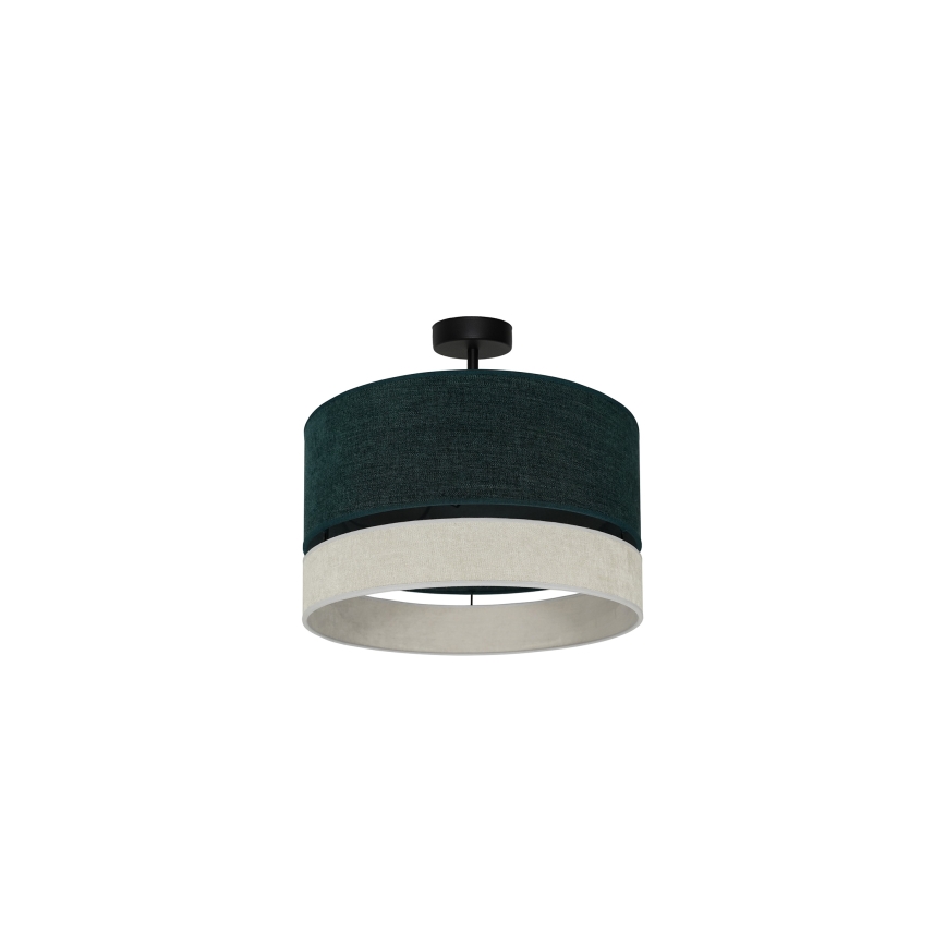 Duolla - Plafonnier DOUBLE 1xE27/15W/230V d. 40 cm vert/gris