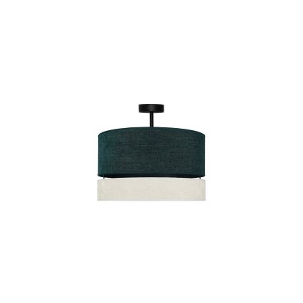 Duolla - Plafonnier DOUBLE 1xE27/15W/230V d. 40 cm vert/gris